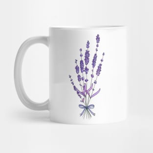 Lavender cutout Mug